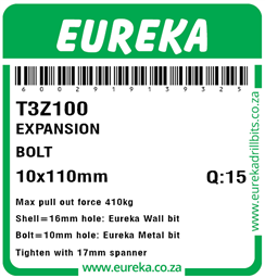 T3Z100 - Expansion Bolt -T3Z100_Label_T